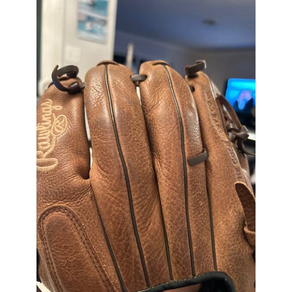 Rawlings D115PTB Premium Series 11.5" Youth Leather Baseball Softball Glove LHT - Picture 9 of 10